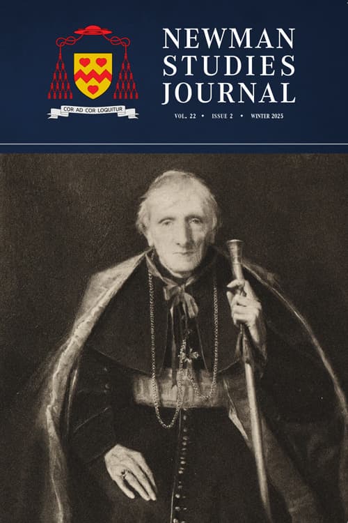 Newman Studies Journal cover, Vol. 22 · Issue 2 · Winter 2025